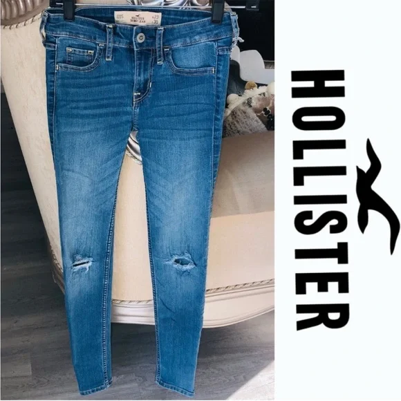 FLASH SALE Hollister Low Rise Skinny Jeans - Picture 1 of 7